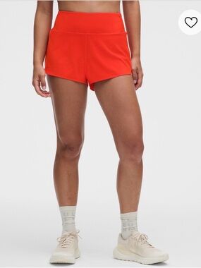 Lululemon Speed-Up High-Rise Short in Cherry Ember